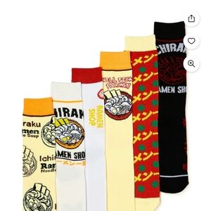 Ramen Shop Men's Socks Set - Multicolor